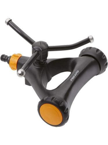 Fiskars Örvényes esőztető, fémből, kerekekkel (1023657)