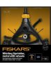 Fiskars Örvényes esőztető, fémből, kerekekkel (1023657)