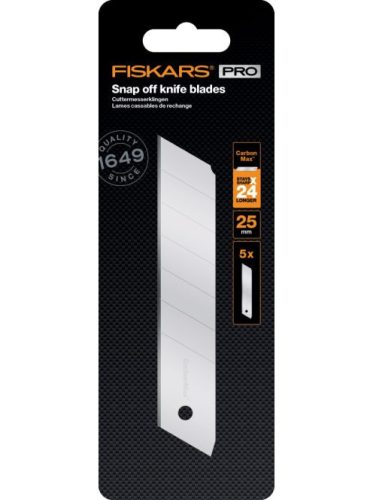Fiskars Pótpengék CarbonMax™ pengekéshez, 25 mm, 5 darabos (1027233)