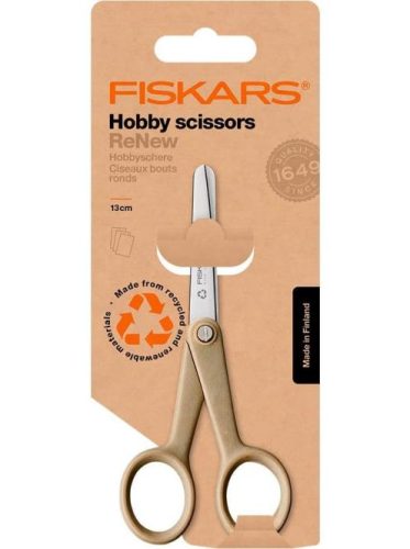 Fiskars ReNew Hobbi olló, 13 cm (1062546)