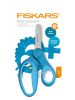Fiskars Csillogó gyermekolló, 13 cm - kék (1064073)