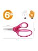Fiskars Csillogó gyermekolló, 13 cm - rózsaszín (1064074)