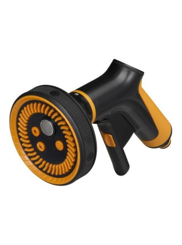 Fiskars Comfort locsolópisztoly, multi, markolatvezérlésű