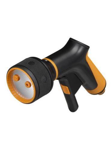 Fiskars Comfort locsolópisztoly, 3-funkciós, markolatvezérlésű