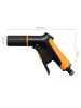 Fiskars Comfort locsolópisztoly, állítható, markolatvezérlésű