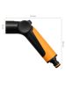 Fiskars Comfort fúvóka/öntözőrúd fogantyú, hüvelykujj vezérlés