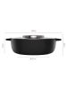 Fiskars Norden öntöttvas grill edény, 30cm - 25 év garanciával