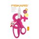 ÚJFiskars Gyermek olló, 15 cm - rózsaszín