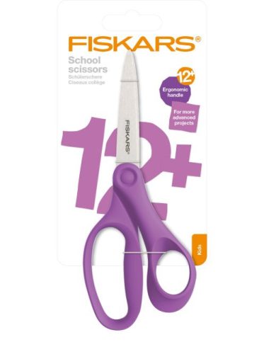 Fiskars Iskolai olló, 18 cm - lila