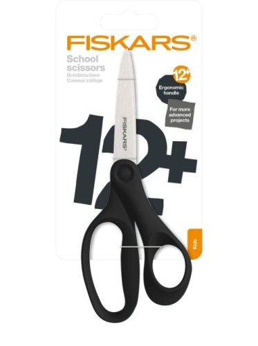 Fiskars Iskolai olló, 18 cm - fekete