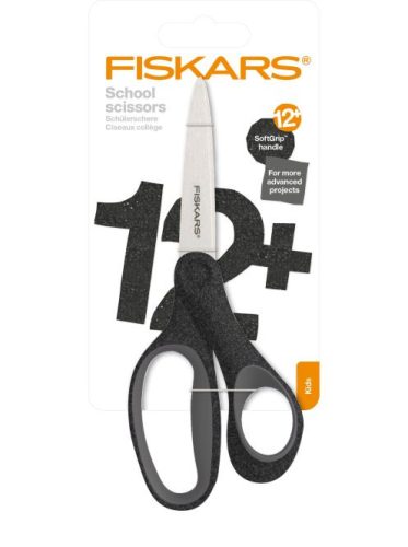 Fiskars Iskolai olló, 18 cm - Glitter fekete