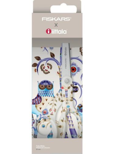 Fiskars X Iittala általános olló, 21 cm, Taika fehér, LIMITÁLT KIADÁS