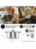 Fiskars Functional Form™ lábas, 7L, rozsdamentes acél