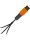 Fiskars QuikFit™ Talajlazító fej, szögletes (1000683)