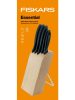 Fiskars Essential Késblokk 5 db késsel (1023782)