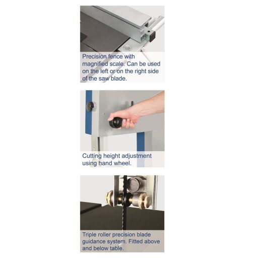 Scheppach BASA 3 szalagfűrész álvánnyal 230 V