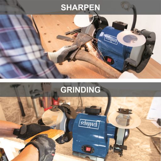 Scheppach BG 150 kettős köszörű