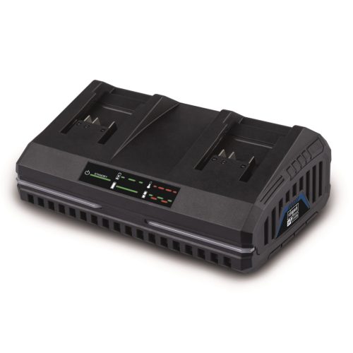 Scheppach SDBC2.4A IXES 20 V dupla akkutöltő 2,4A