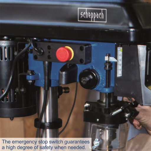 Scheppach DP 16 SL oszlopos fúrógép lézeres központontosítással