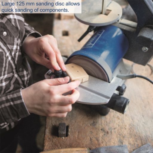 Scheppach BTS 700 - szalag és tányéros csiszoló 