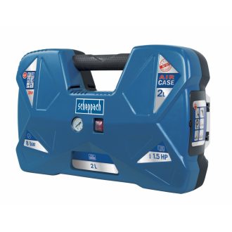   Scheppach Air Case olajmentes táskakompresszor, 2 l tartállyal