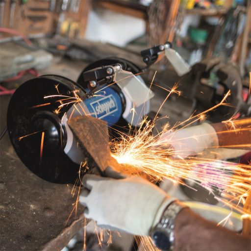 Scheppach SM 200 AL kettős köszörű fehér kővel