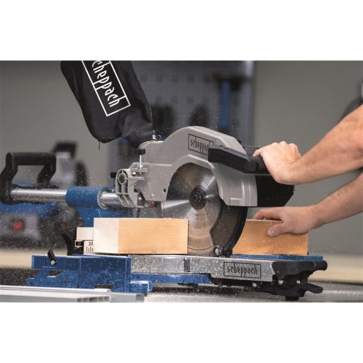 Scheppach HM 110 MP kétsebességes multifunkciós gérvágó fűrész húzófunkcióval, lézerrel