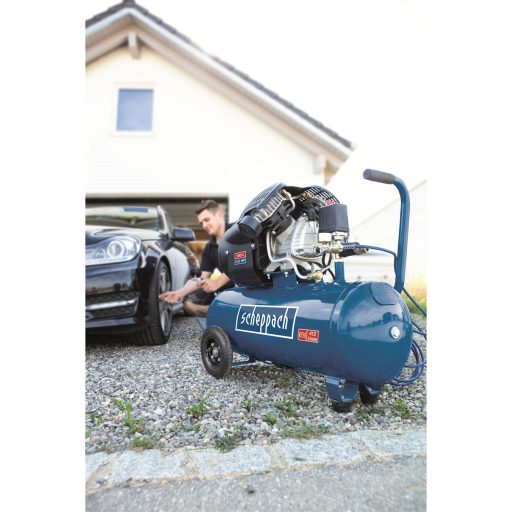 Scheppach HC 120 dc kéthengeres olajkenésű kompresszor, 10 bar, 100 l