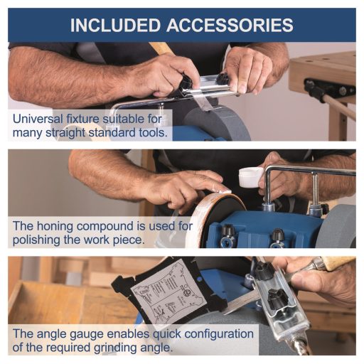 Scheppach Tiger 5000s - csiszoló rendszer tartozékokkal
