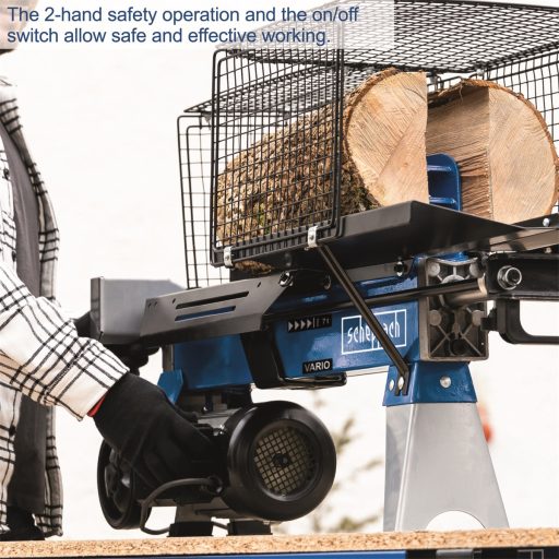 Scheppach HL 760 LS - rönkhasító állvánnyal 7 t