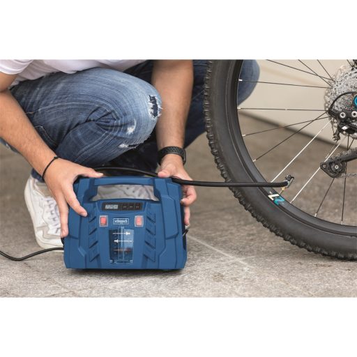 Scheppach AIR FORCE 5 - olajmentes táskakompresszor, 8 bar 12/230 V 