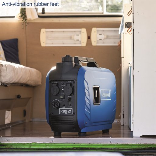 Scheppach SG 2500i inverteres generátor, áramfejlesztő, 2000 W