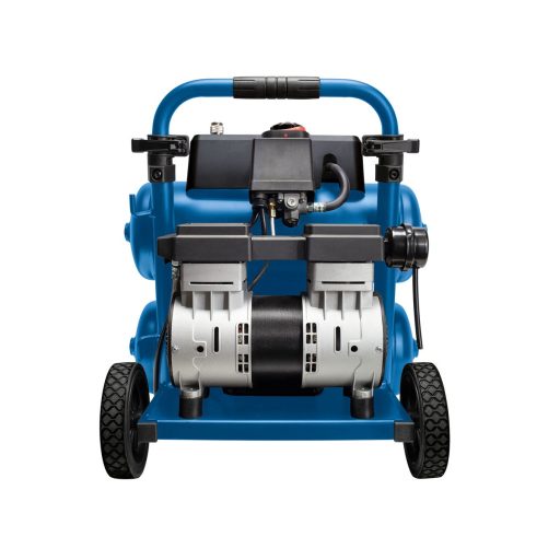 Scheppach HC 20 Si Twin Ultracsendes olajmentes kéthengeres kompresszor 20 literes