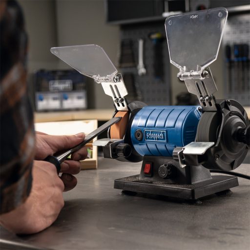 Scheppach HG 35 kéttárcsás csiszoló/polírozó Flexidrive rendszerrel