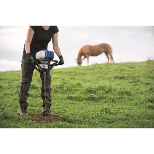 Scheppach EB 2000 benzinmotoros földfúró, 3 fúrószárral