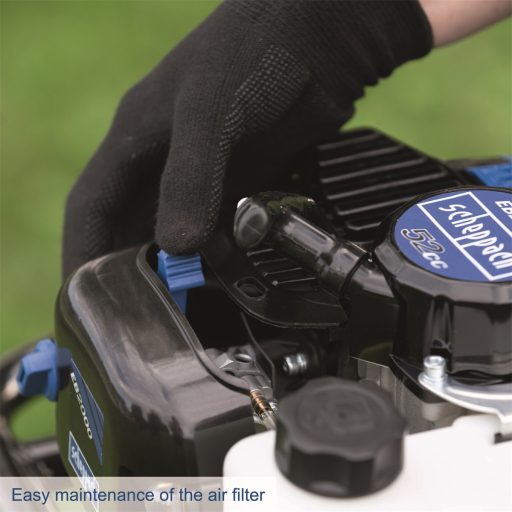 Scheppach EB 2000 benzinmotoros földfúró, 3 fúrószárral