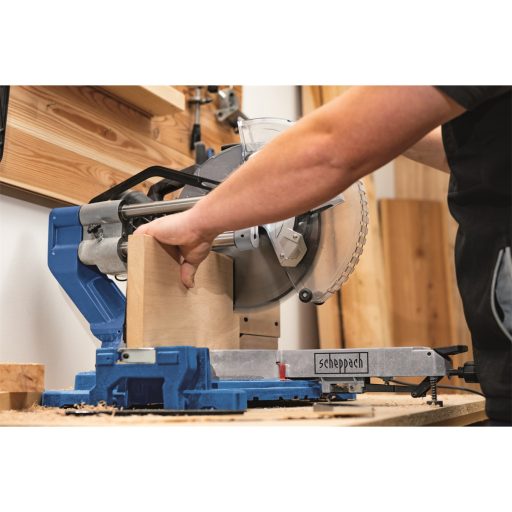 Scheppach HM 305 SL Gérvágó fűrész húzófunkcióval és lézerrel