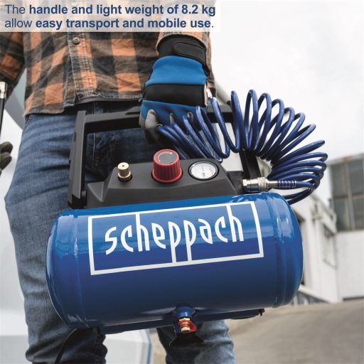Scheppach HC 06 olajmentes kompresszor 6 l