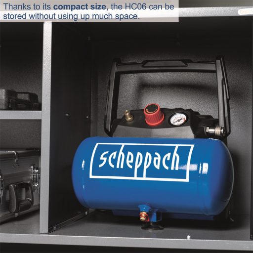 Scheppach HC 06 olajmentes kompresszor 6 l
