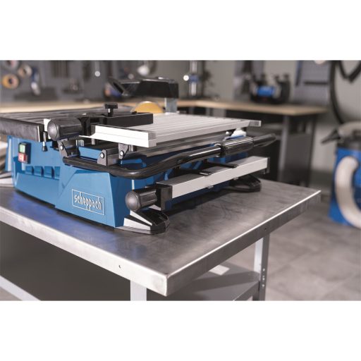 Scheppach WTS 2000 Csempe-és burkolatvágó tolóasztallal