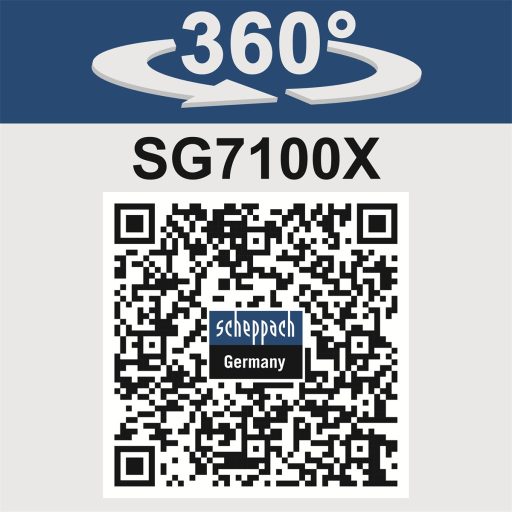 Scheppach SG 7100x keretes áramfejlesztő 5500 W AVR szabályozással és elektromos indítással