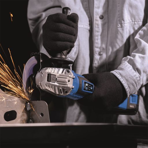 Scheppach BC-AG125-X - akkus sarokcsiszoló indukciós motorral, 125 mm IXES 20 V (akku és töltő nélkül)