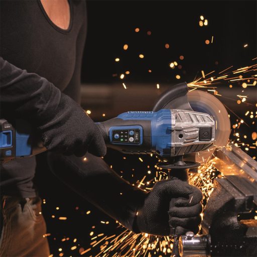 Scheppach BC-AG125-X - akkus sarokcsiszoló indukciós motorral, 125 mm IXES 20 V (akku és töltő nélkül)