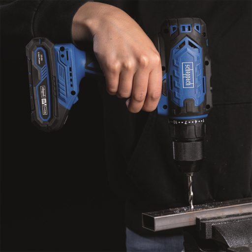 Scheppach C-DD45-X akkus 2-sebességes fúró/csavarozó, IXES 20 V (akku és töltő nélkül)