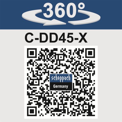 Scheppach C-DD45-X akkus 2-sebességes fúró/csavarozó, IXES 20 V (akku és töltő nélkül)