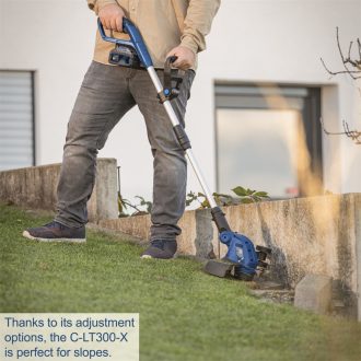   Scheppach C-LT300-X akkus szegélyvágó 2 az 1-ben IXES 20 V (akku és töltő nélkül)