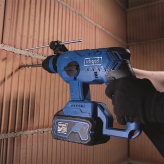   Scheppach BC-RHD230-X akkus fúró-/vésőkalapács indukciós motorral IXES 20 V (akku és töltő nélkül)