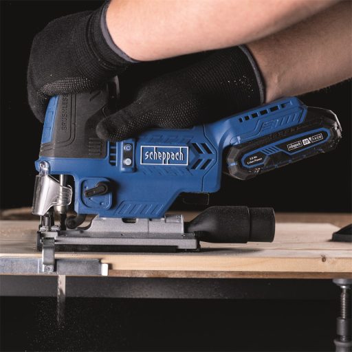 Scheppach BC-JS254-X akkus szúrófűrész indukciós motorral IXES 20 V (akku és töltő nélkül)