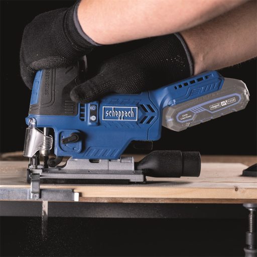 Scheppach BC-JS254-X akkus szúrófűrész indukciós motorral IXES 20 V (akku és töltő nélkül)