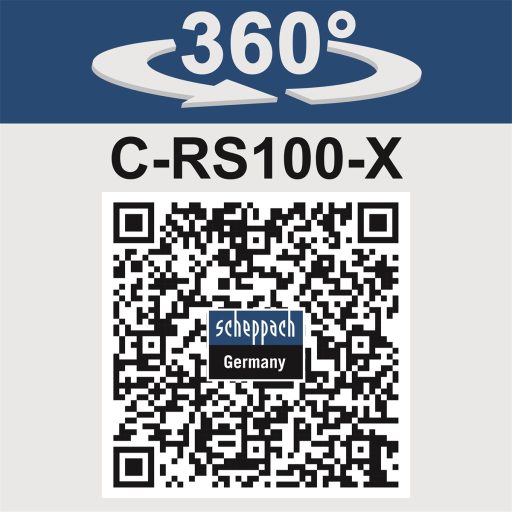 Scheppach C-RS100-X akkus orrfűrész, IXES 20 V (akku és töltő nélkül)